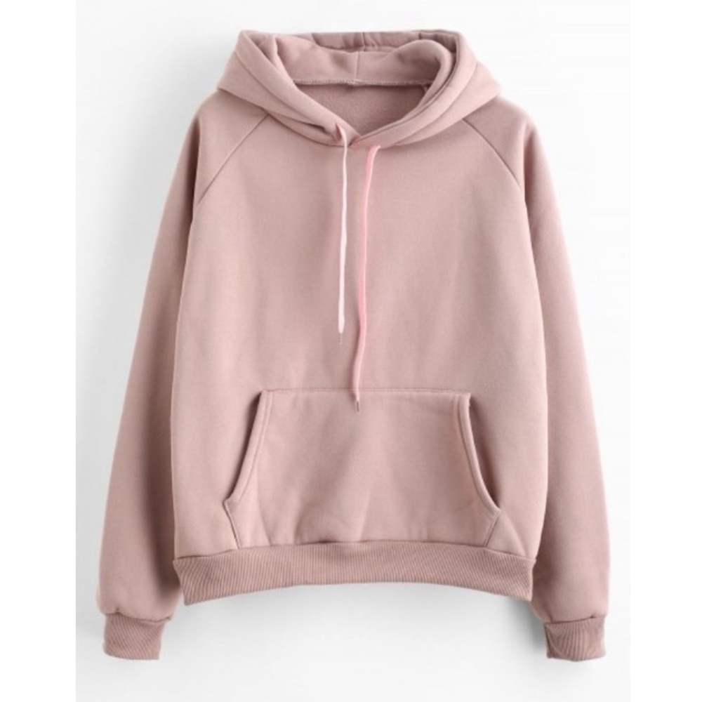 light mauve hoodie